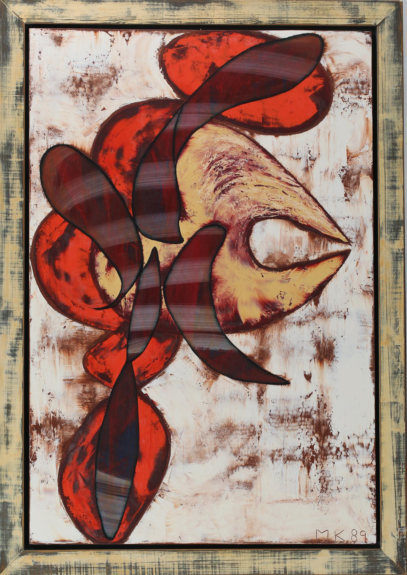 MICHAEL KESSLER, olja på pannå, monogramsignerad och daterad 89.