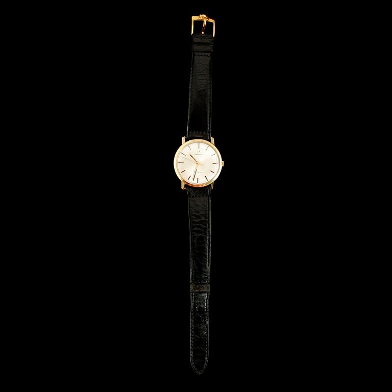 ARMBANDSUR, 14 k guld, Omega, Geneve.
