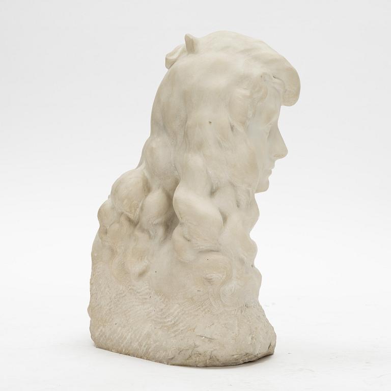 Arnséne Matton, a marble sculpture, signed.