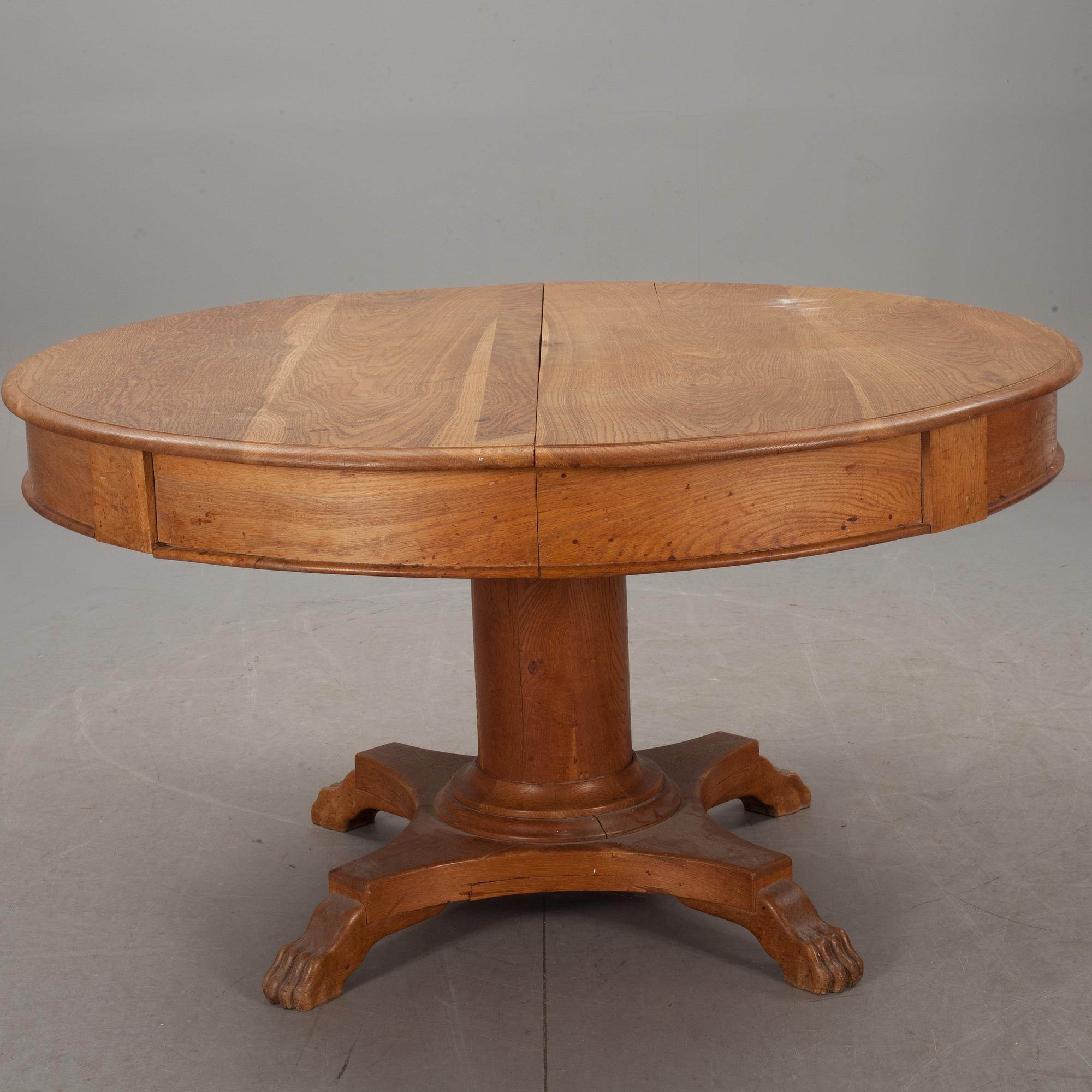 MATBORD, 1900-talets första hälft.