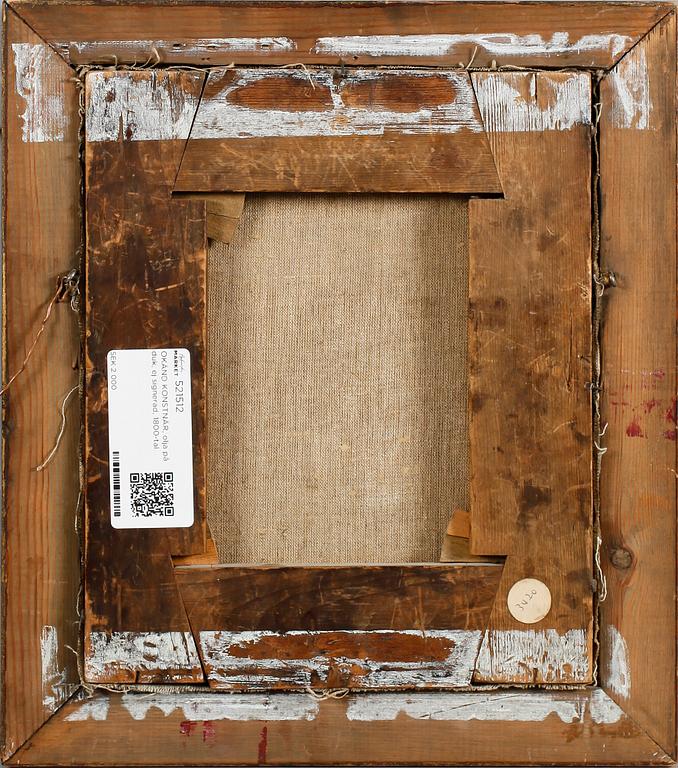 OKÄND KONSTNÄR, olja på duk, ej signerad, 1800-tal.