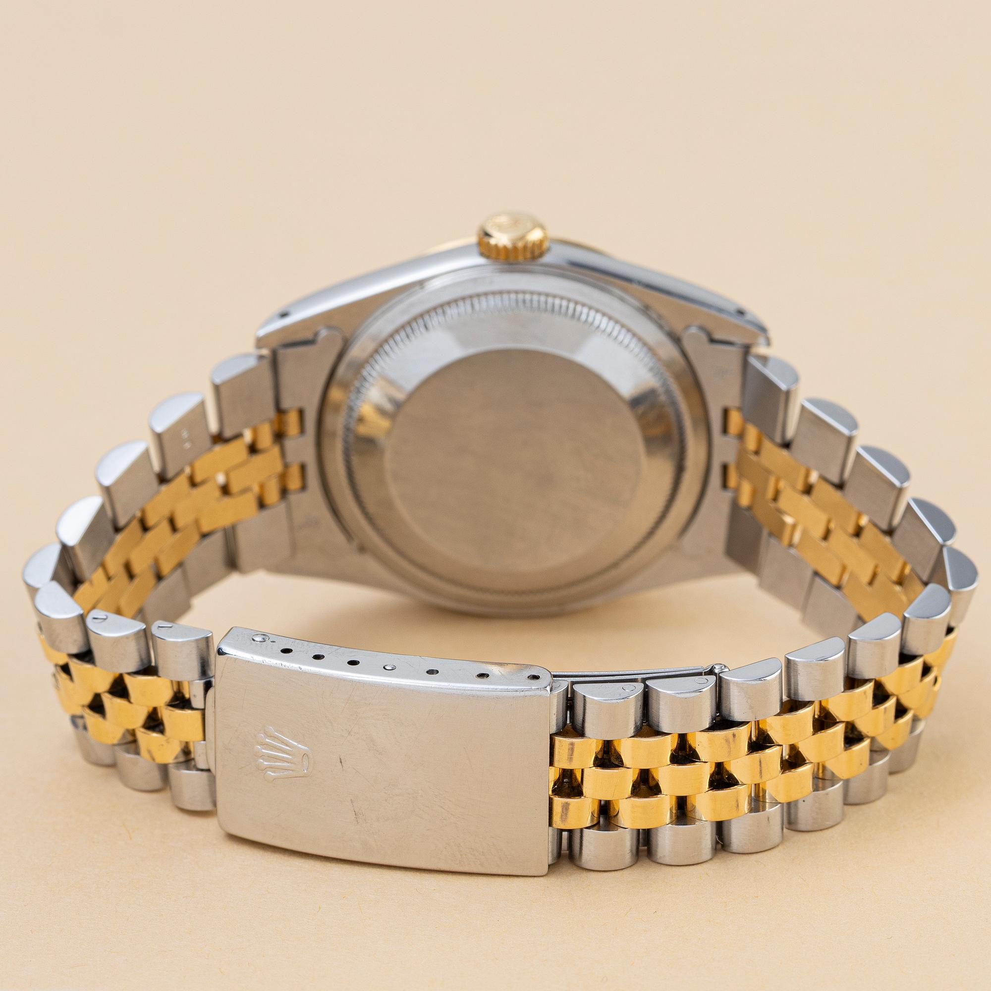 Rolex, Datejust, "Blue Diamond Vignette Dial", ca 1990.