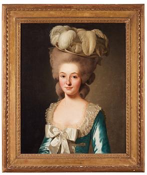 Alexander Roslin, Portrait of a French lady, (called "Mademoiselle de Bionville").