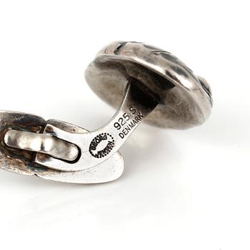 MANSCHETTKNAPPAR, ett par, sterlingsilver, Georg Jensen, Danmark. Total vikt ca 20,37 g.