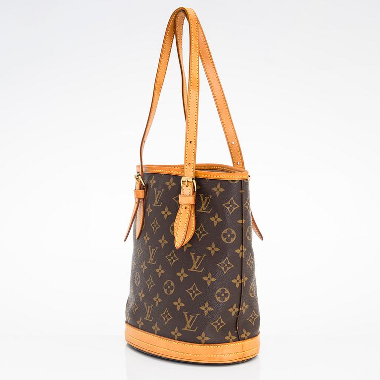 Louis Vuitton, a Monogram Canvas 'Petit Bucket' bag with pochette.