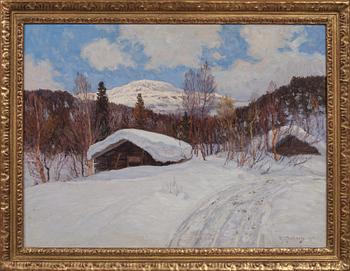 ANTON GENBERG, olja på duk, signerad o daterad 1906.