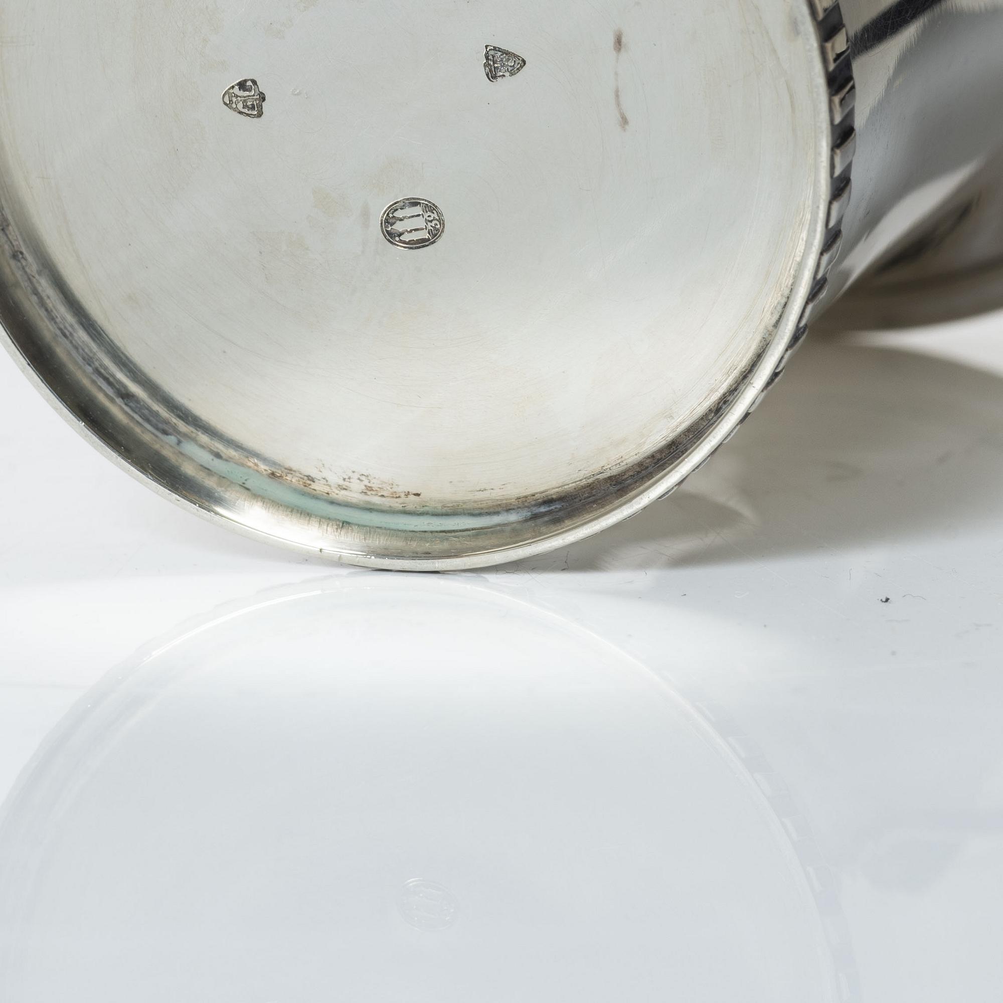Grann & Laglye, bägare, silver, Köpenhamn, Danmark 1932.