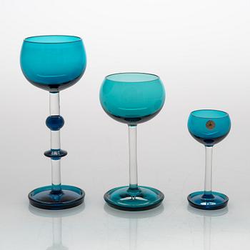 Nanny Still, servisdelar, 24 st, Harlekin, Riihimäen Lasi Oy.