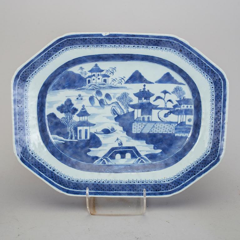 STEKFAT, 4 st, Kina, 1800-tal.