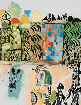 Madeleine Pyk, "Morfar och jag cyklar till slottet".