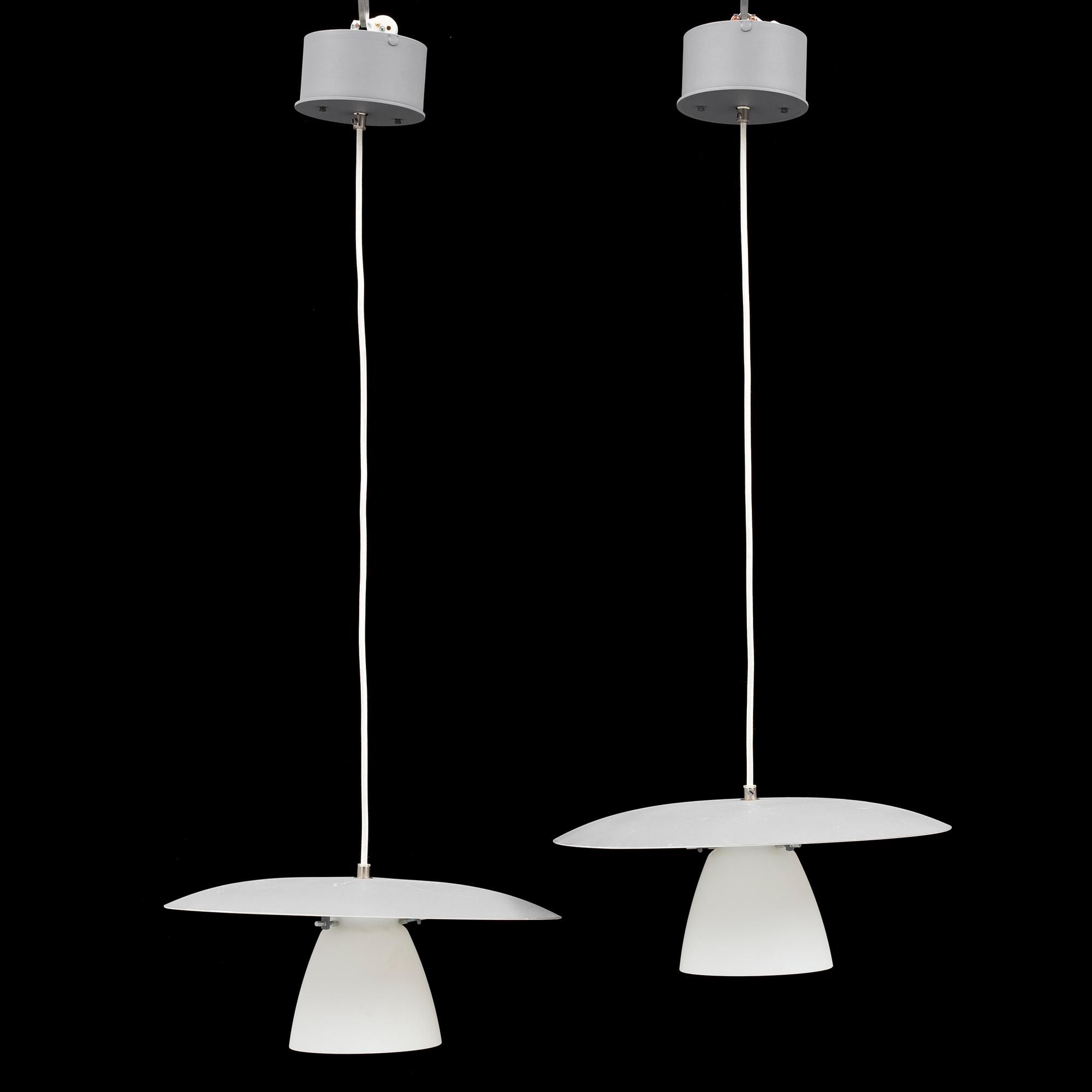OLLE ANDERSSON, ett par, taklampor, Luxo Boréns, 2000-tal.
