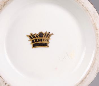 SERVISDELAR, 6 st, porslin, "Lökmönstret", Meissen, 1900-tal.