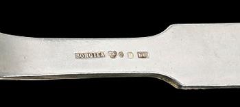 PARTI SILVERBESTICK, 7 delar ca 500 g. Bla Borgila Stockholm 1939.