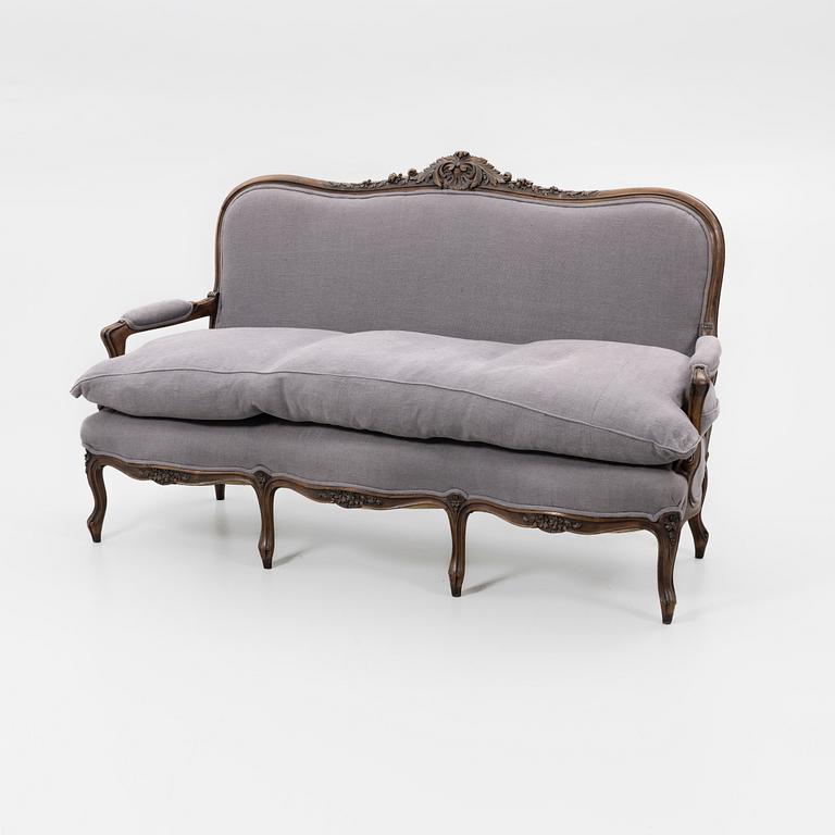 Soffa, rokoko-stil, tidigt 1900-tal.