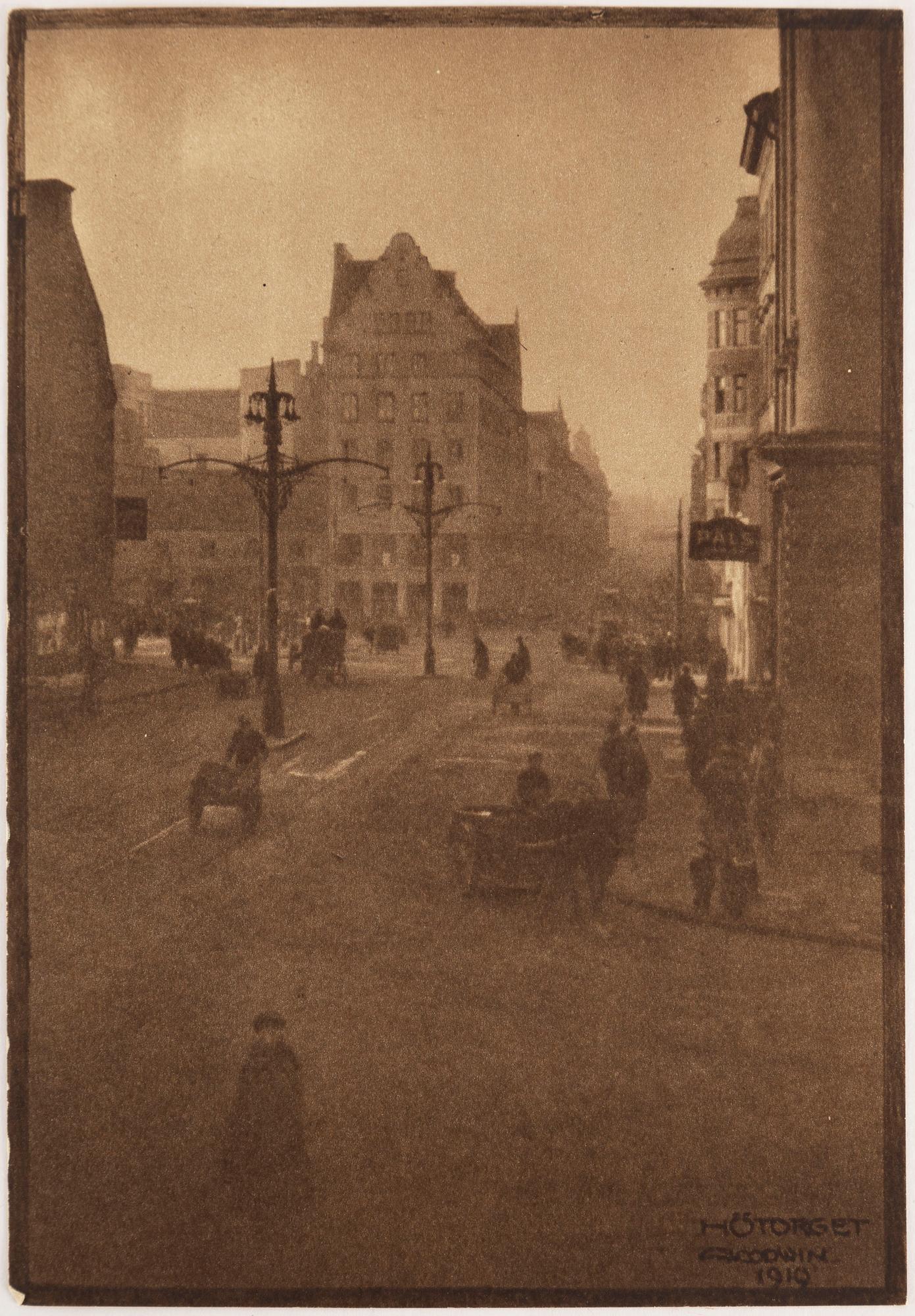 HENRY B. GOODWIN, två fotogravyrer ur boken Vårt vackra Stockholm signerad i negativet.