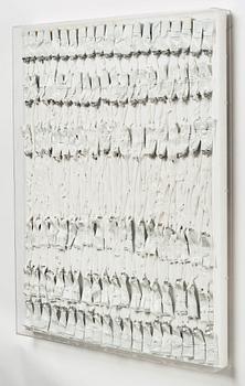 Arman (Armand Pierre Fernandez), "Monochrome Accumulation No. 5002".