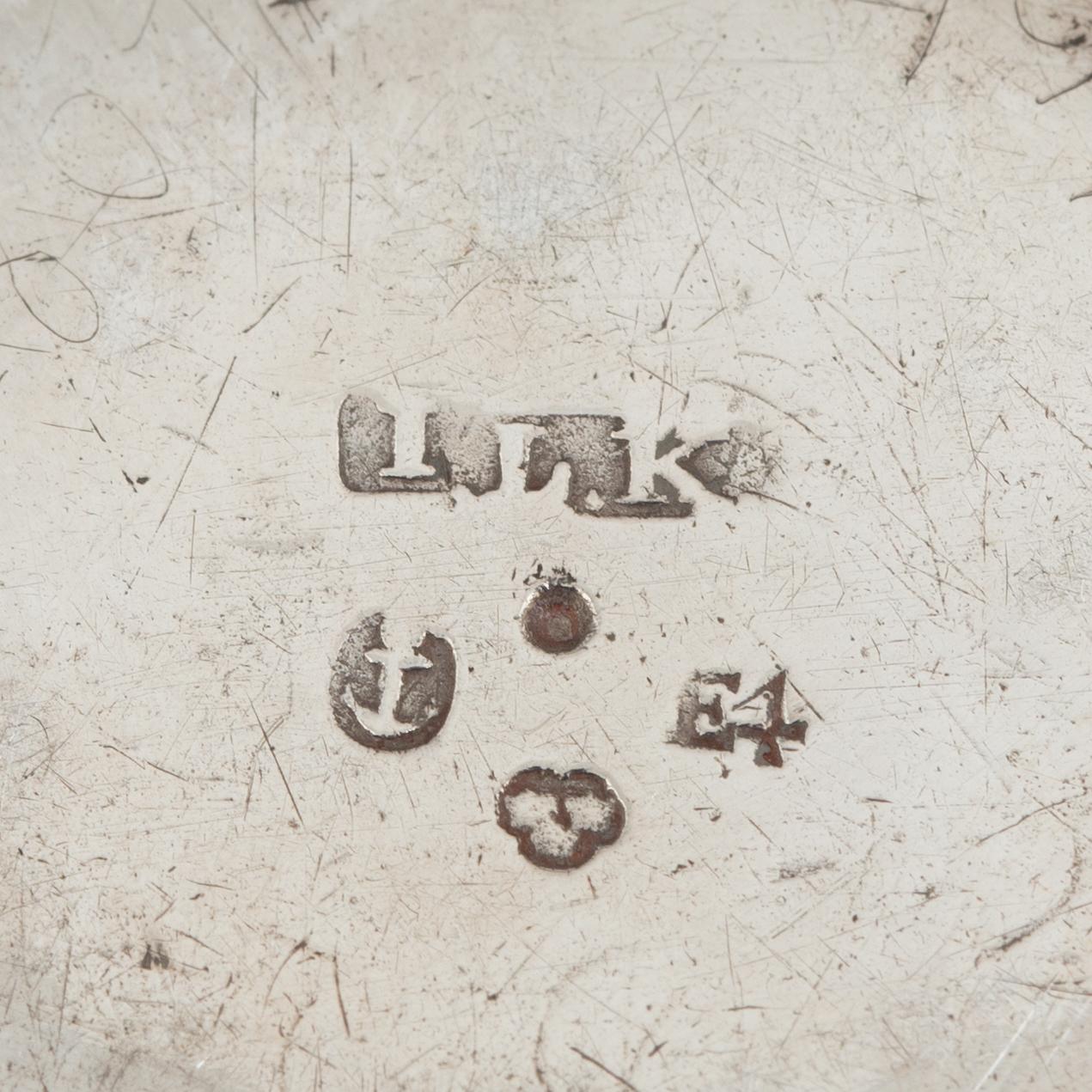 Five silver cups, 18th/19th Century.