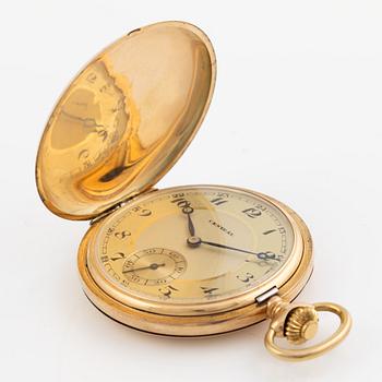 Central, pocket watch, hunter, 50 mm.