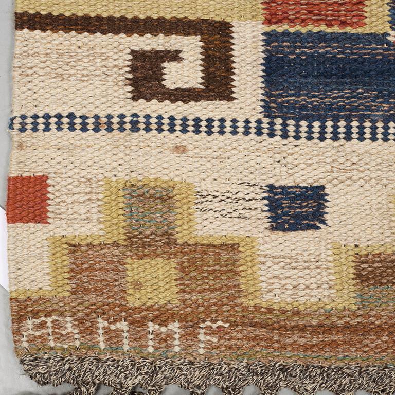 Märta Måås-Fjetterström, MATTA. "Blå heden". Rölakan. 265 x 180 cm. Signerad AB MMF.
