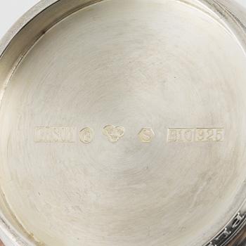 A Swedish silver vase, bearing the mark of Ceson, Gothenburg, 1976.