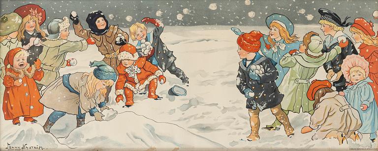 Jenny Nyström, "Barnataflor II", early 20th century.