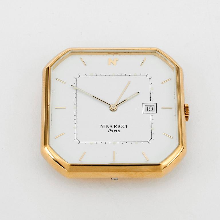 NINA RICCI, travelling alarm clock.