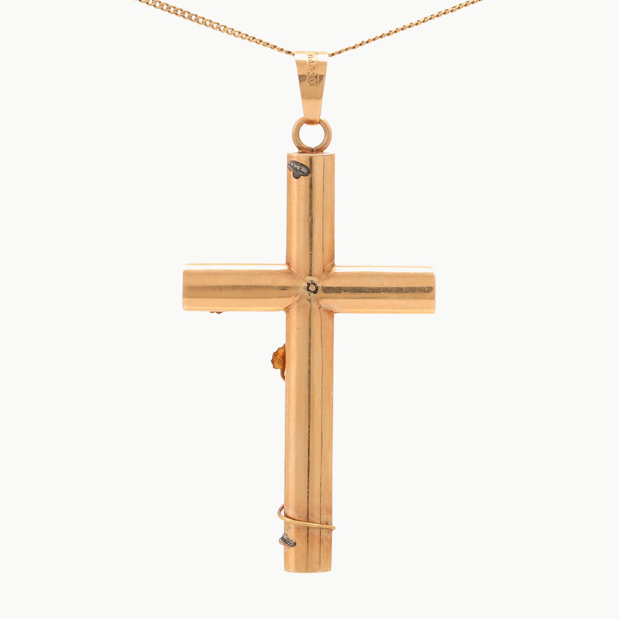An 18K gold necklace with a seed pearl, Guldvaruaktiebolaget G. Dahlgren & Co 1894.