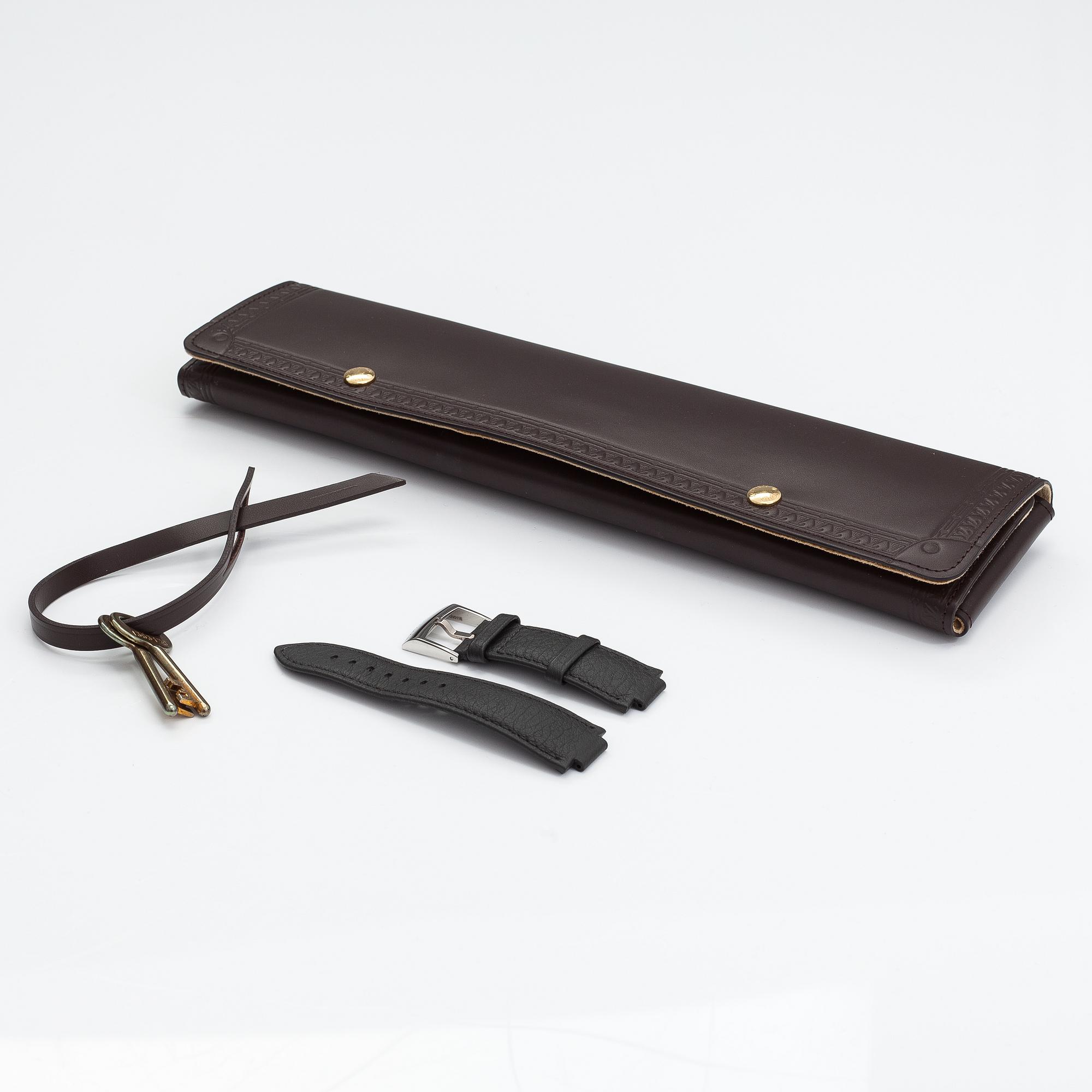 Louis Vuitton, Tambour Slim Tourbillon, wristwatch, 38 mm.