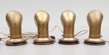 LAMPOR, 6 st, omarbetade skeppsventiler, 1900-talets första hälft.