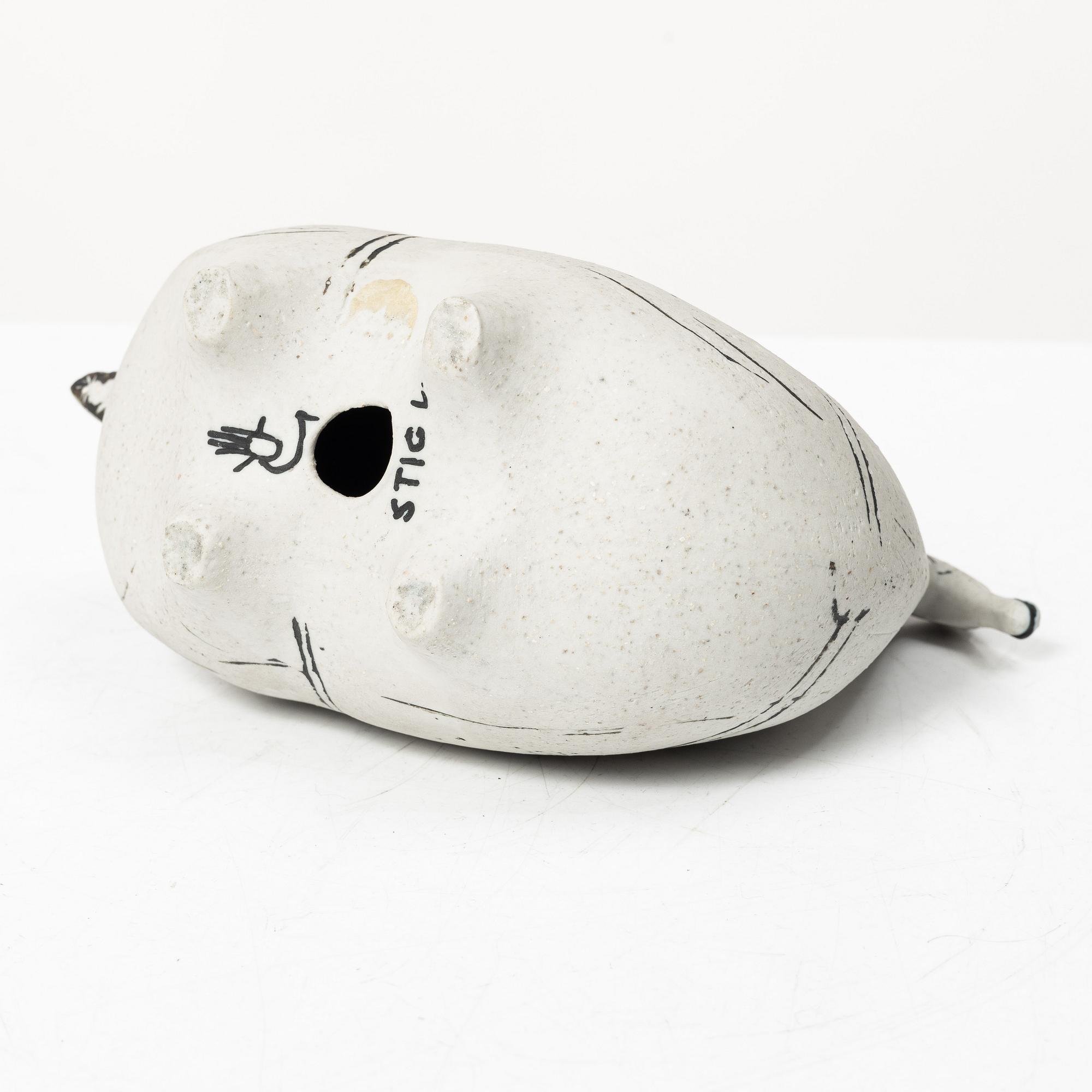 Stig Lindberg, a 'Springare' figurine, Gustavsberg Studio.