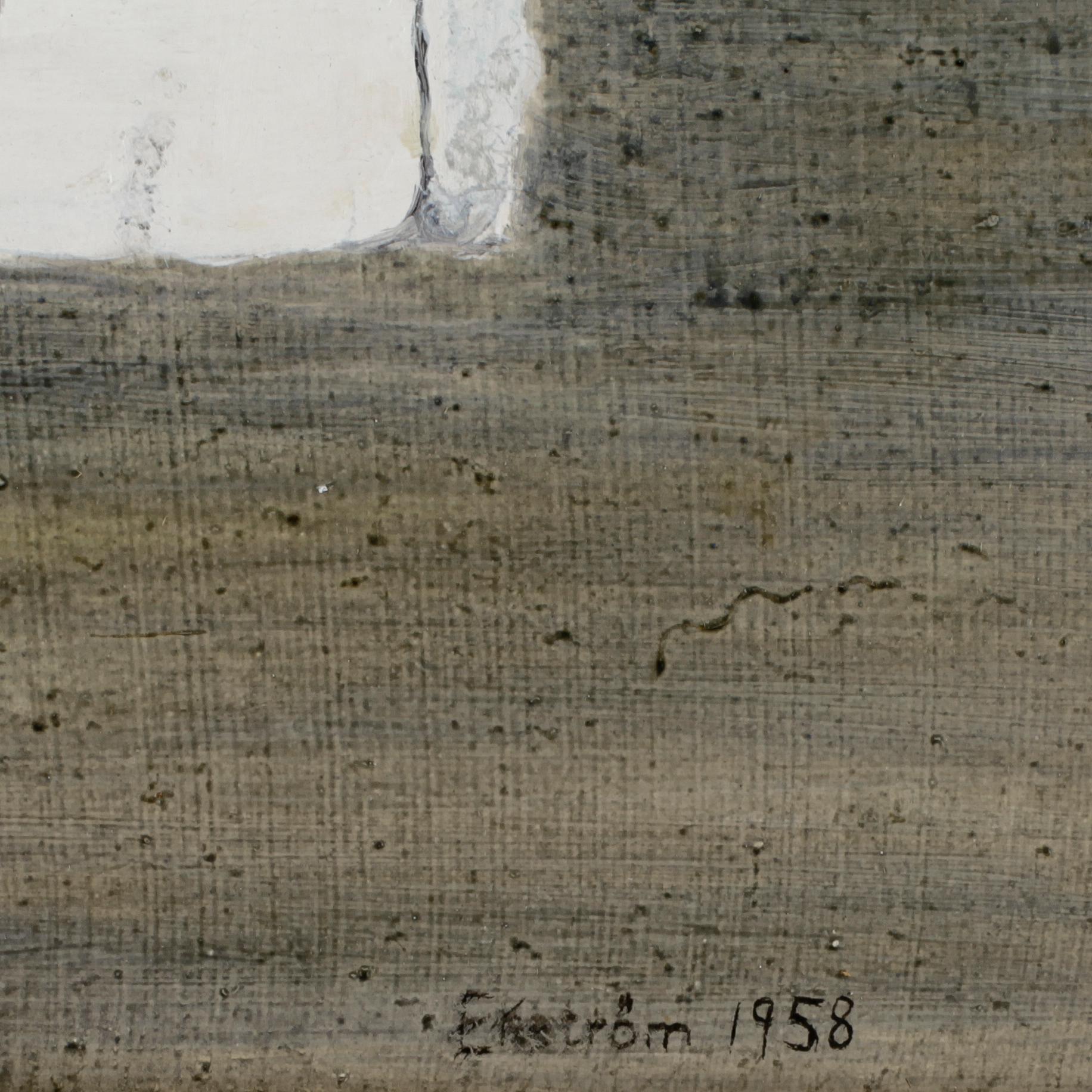 THEA EKSTRÖM, olja på pannå, sign o dat 58.