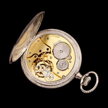 FICKUR, silver, Zenith, omkring år 1900.