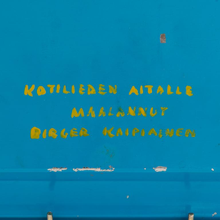 Birger Kaipiainen, tarjotin, signeerattu Birger Kaipiainen.