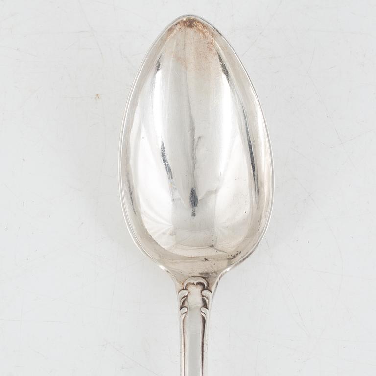 A Swedish Silver Cutlery, 'Olga', mark of Gustaf Möllenborg, Stockholm, some 1899  (37 pieces).