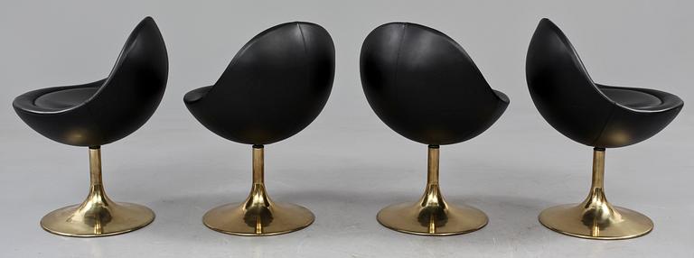 STOLAR, 4 st, "Venus", Johansson Design, 1900-talets andra hälft.