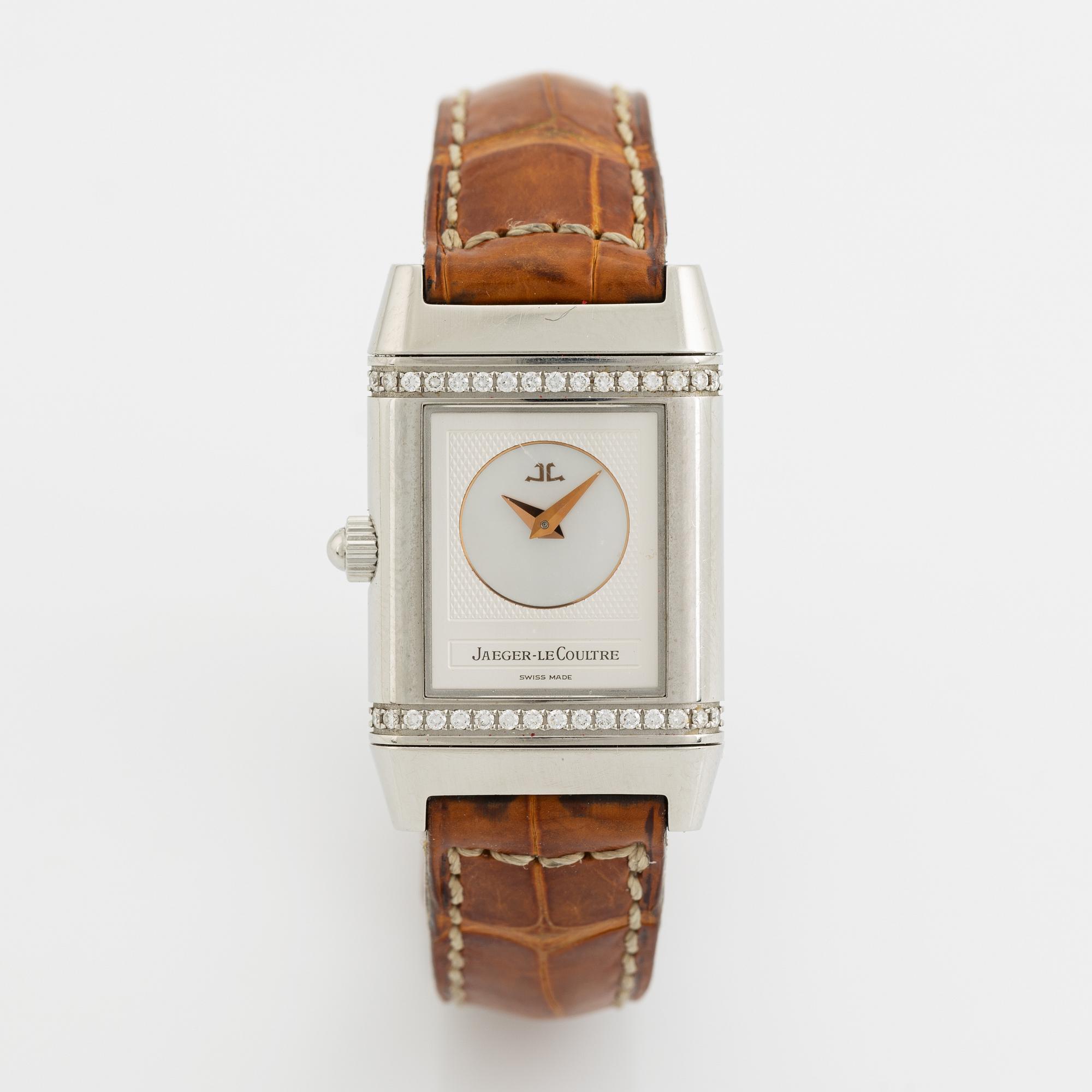 Jaeger-LeCoultre, Reverso, Duetto, armbandsur, 19,5 x 28,5 (33) mm.