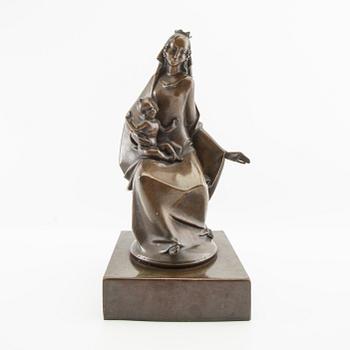 Okänd konstnär 1900-tal, Madonnan med Jesusbarnet.