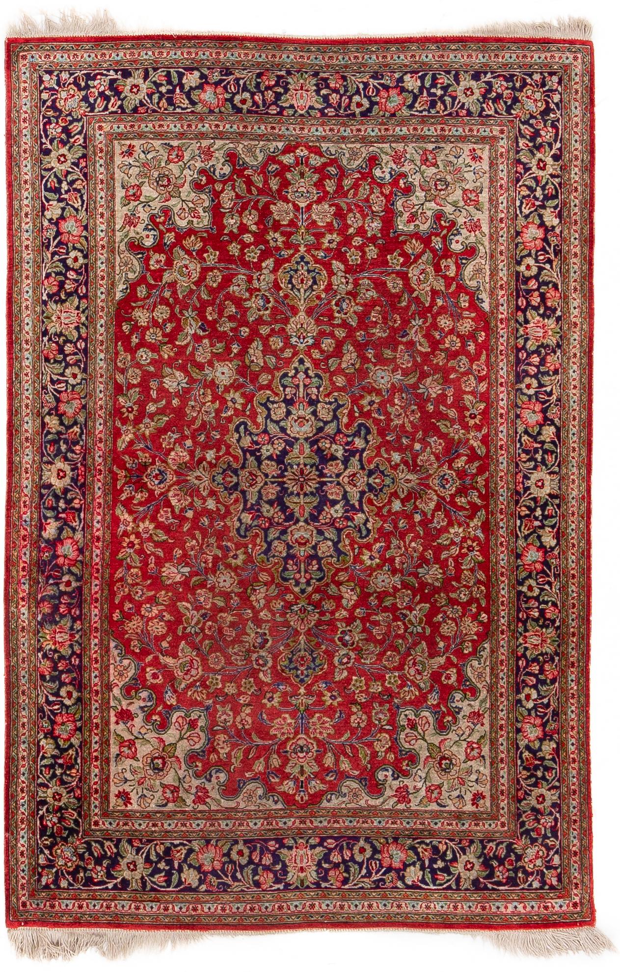 Carpet, Keshan, approx. 100 x 150.