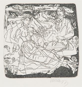 Evald Okas, Two Figures.