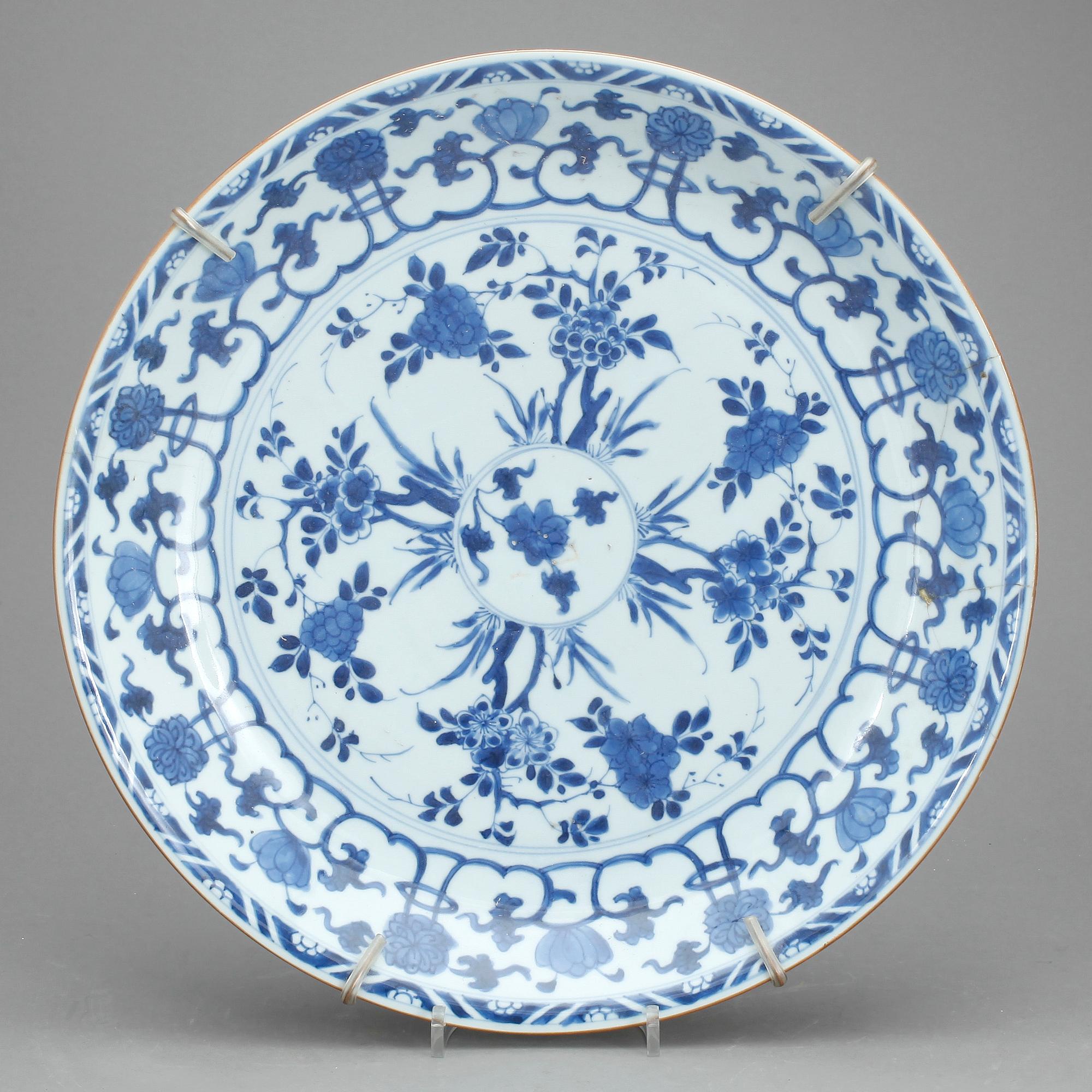 FAT, porslin, Kina, Kangxi (1662-1722).