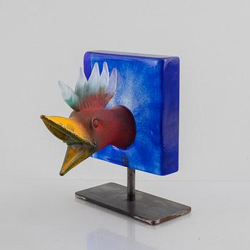 Kjell Engman, a glass sculpture, Kosta Boda Atelier, Sweden, signed and numbered.