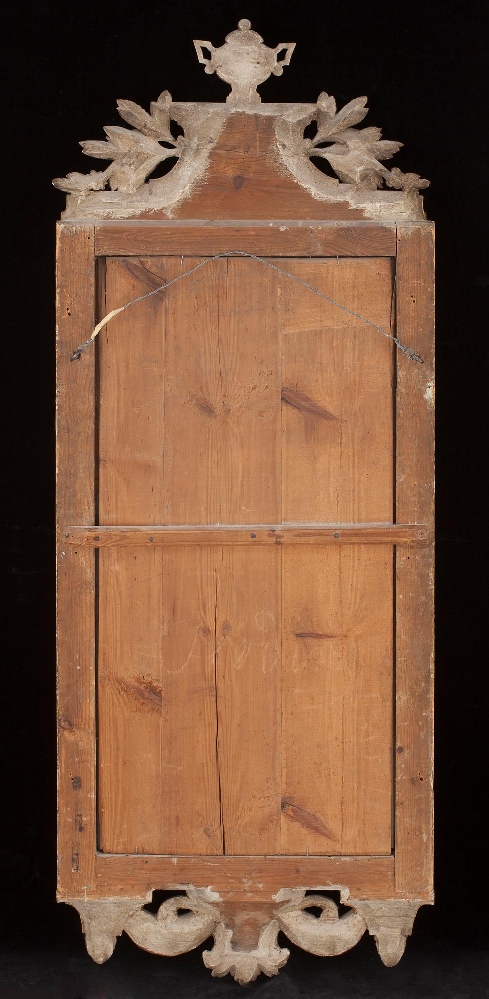 SPEGEL, av Johan Åkerblad (mästare i Stockholm 1758-1799). Gustaviansk.
