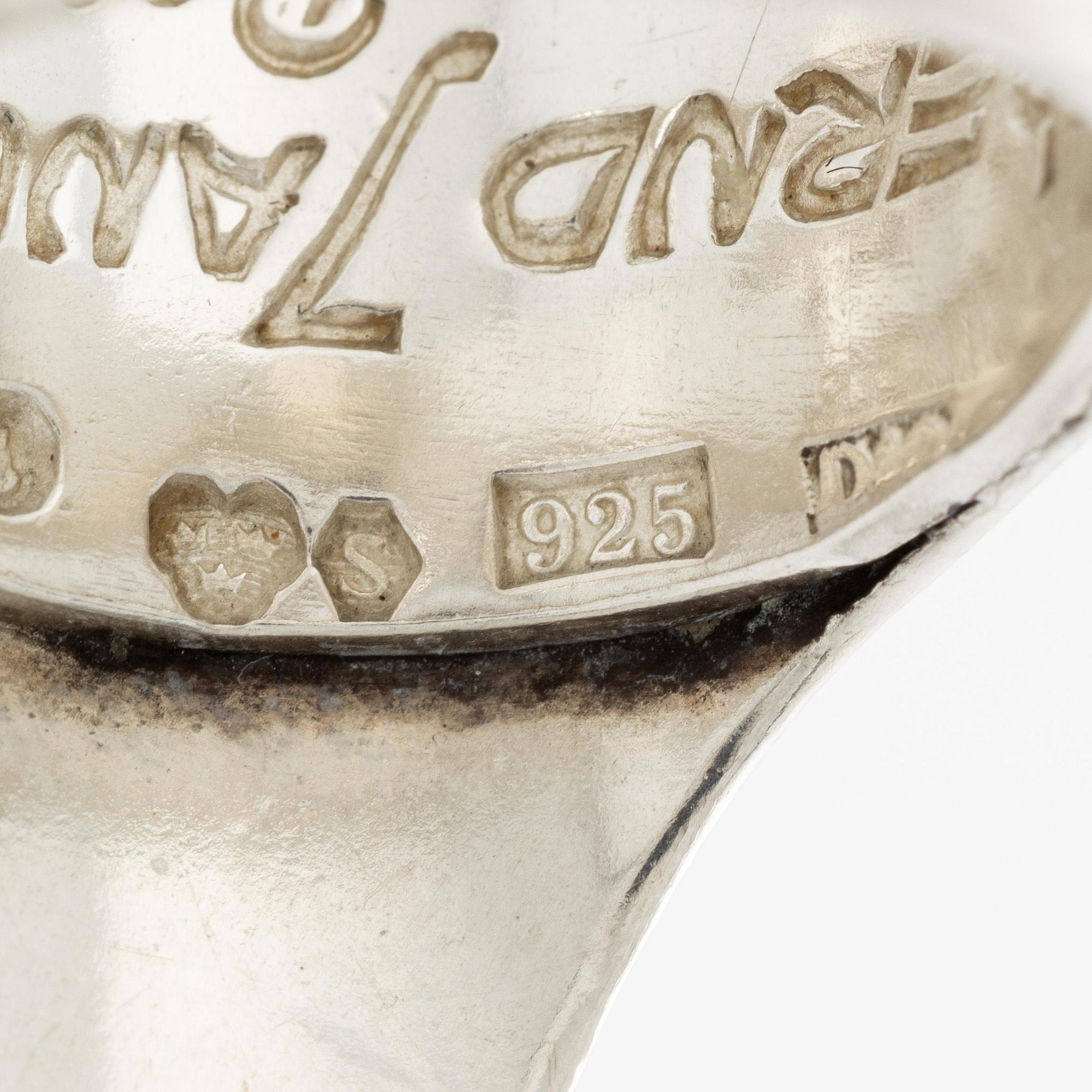 Rosa Taikon and Bernd Janusch, ring, silver, Stockholm.