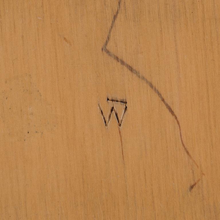 Tapio Wirkkala, A plywood dish signed TW.
