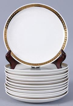 TESERVIS, 25 delar, flintgods, "Excellent" Gefle Porslinsfabrik, 1930/194-tal.