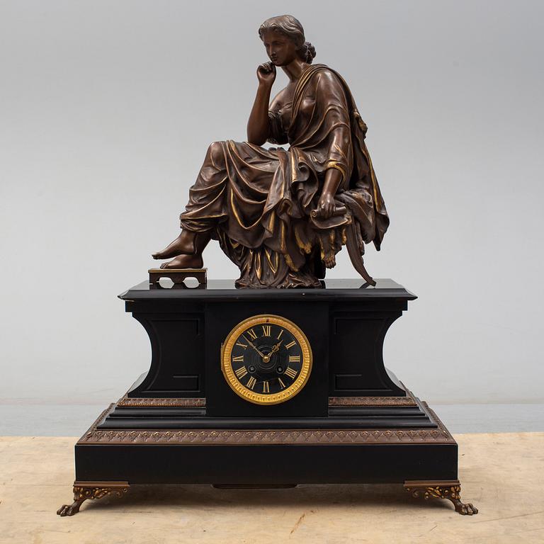 An end of the 19th century mantle clock.