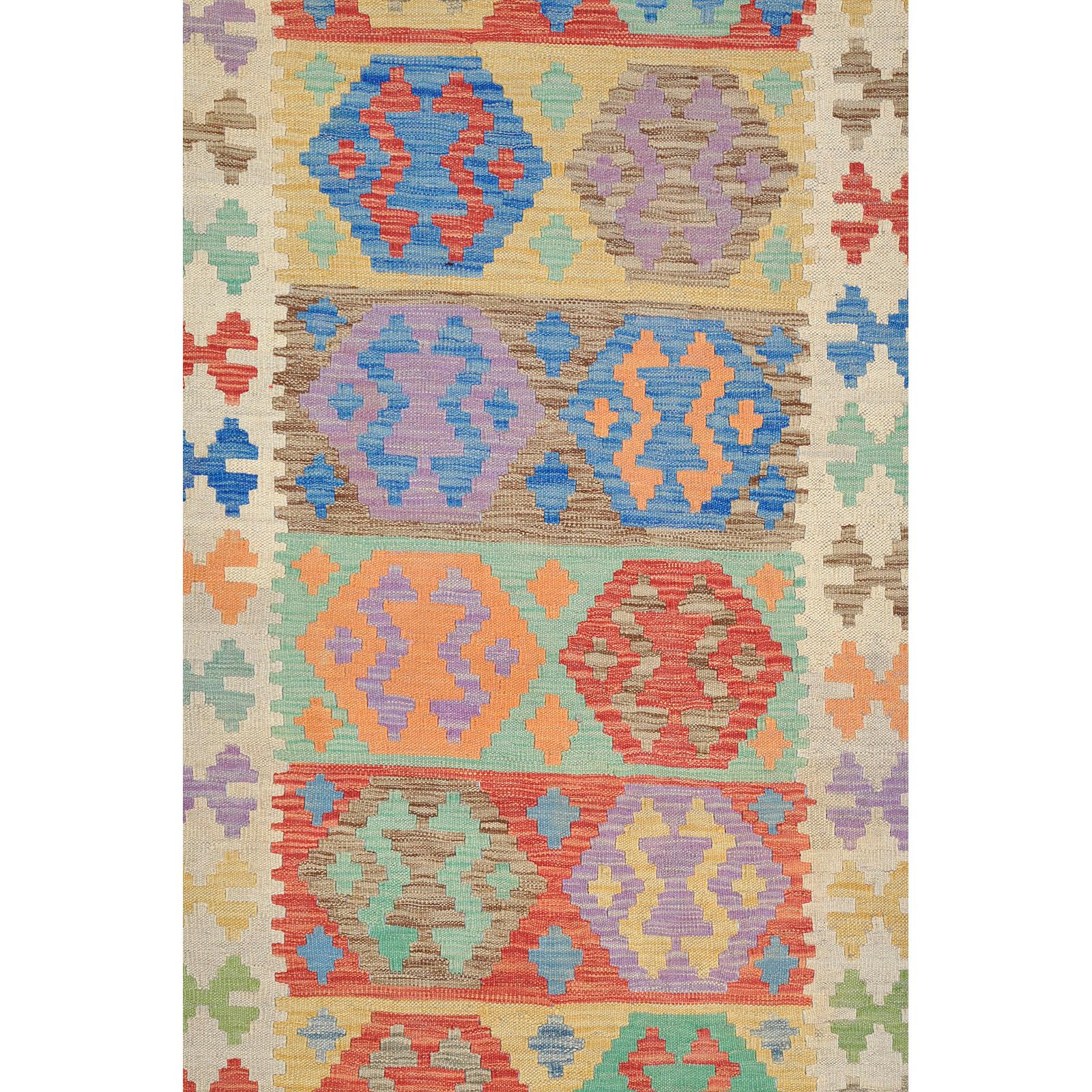 A runner, kilim, ca 301 x 91 cm.