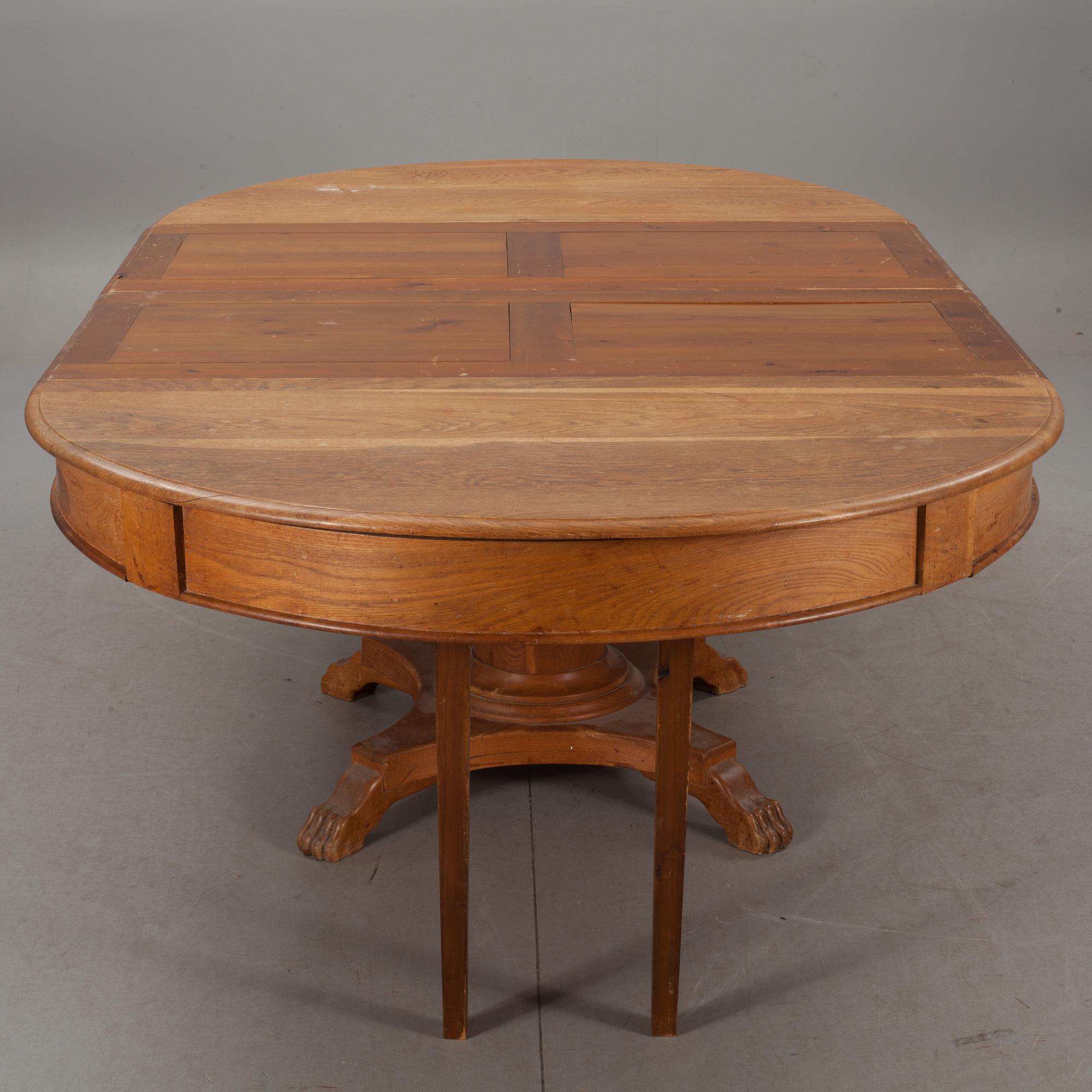 MATBORD, 1900-talets första hälft.