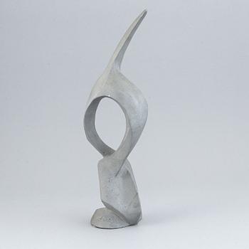 A JOHAN HELMER ZACKRISSON, "JACK ZAN" polished aluminium sculpture, signed.