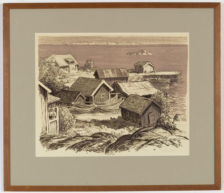 Roland Svensson, 3 litografier, signerade och numrerade.